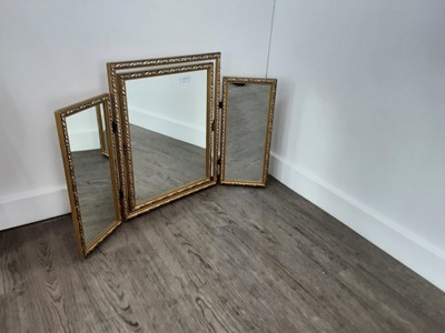 Lot 165 - GILT PEERART WALL MIRROR