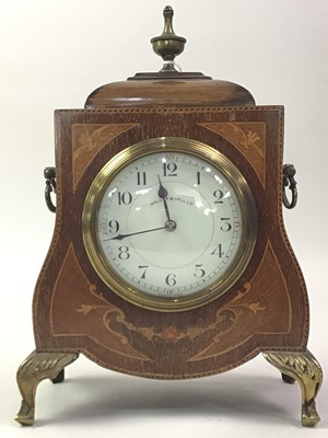 Lot 329 - EDWARDIAN MANTEL CLOCK