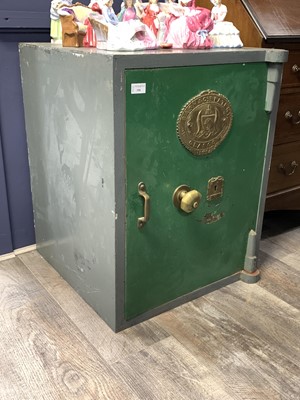 Lot 350 - CAST IRON SAFE