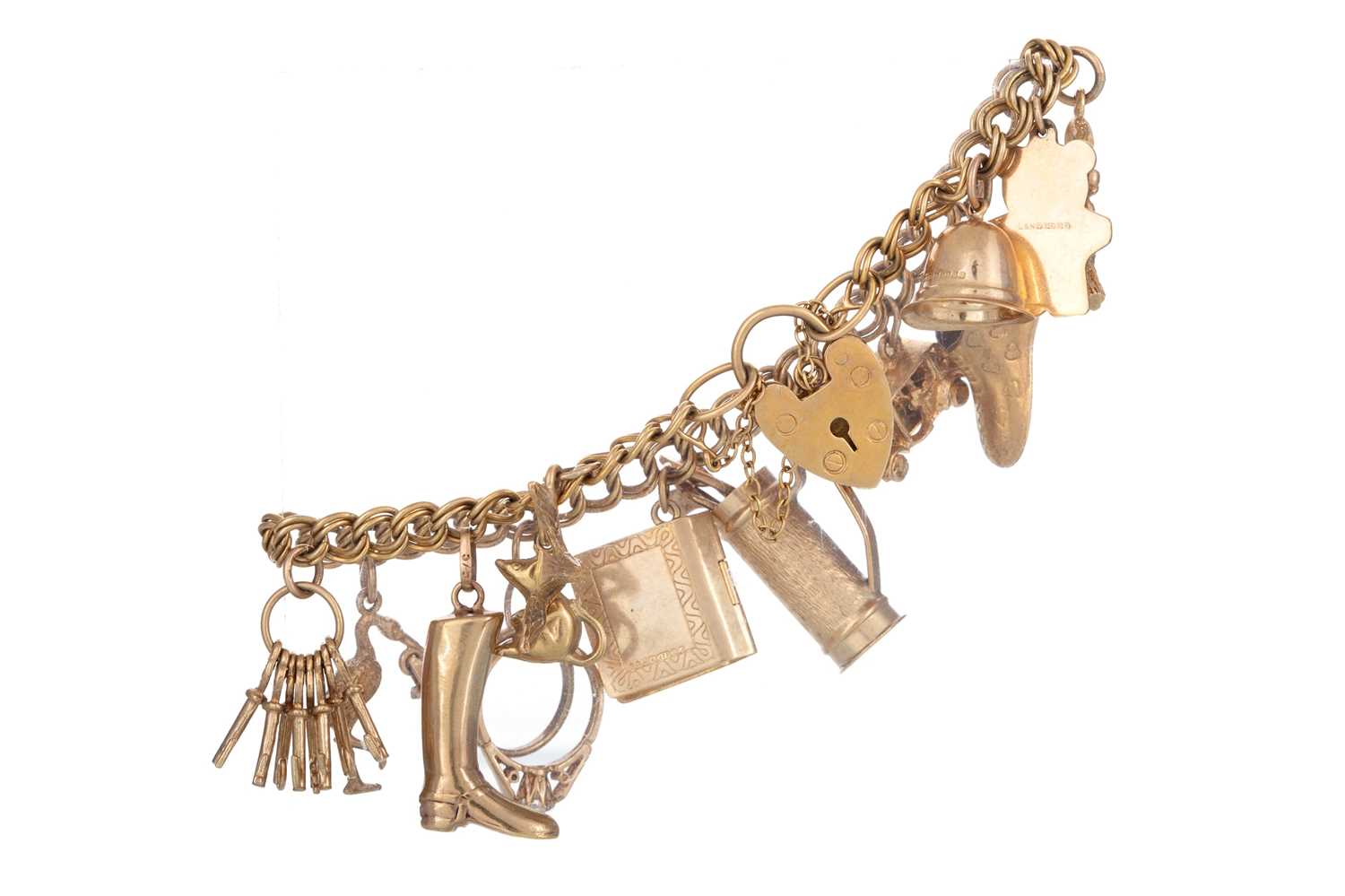 Lot 421 - CHARM BRACELET