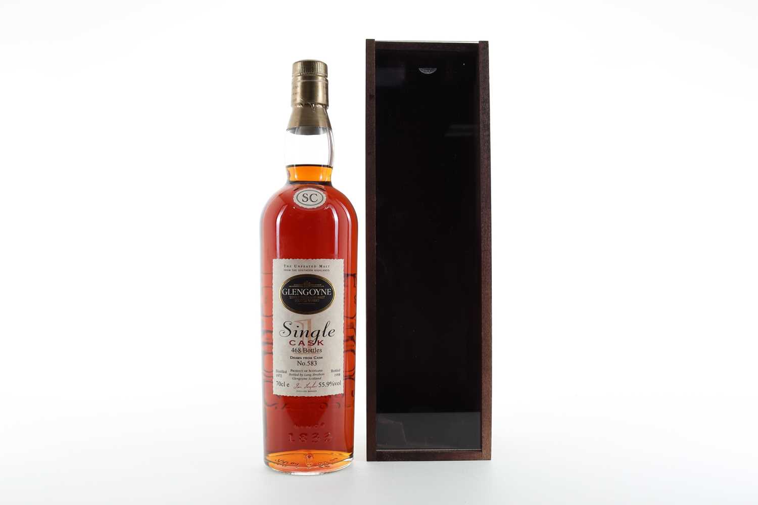 Lot 10 - GLENGOYNE 1972 SINGLE CASK #583
