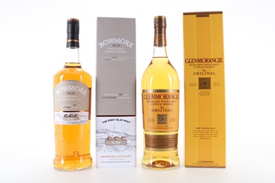 Lot 18 - GLENMORANGIE 10 YEAR OLD 1L AND BOWMORE SURF 1L