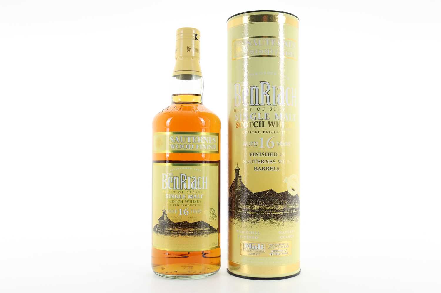 Lot 31 - BENRIACH 16 YEAR OLD SAUTERNES WOOD FINISH