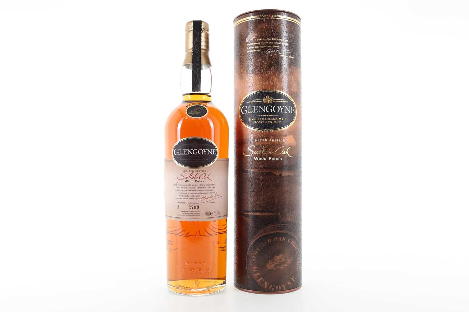 Lot 94 - GLENGOYNE 16 YEAR OLD SCOTTISH OAK WOOD FINISH