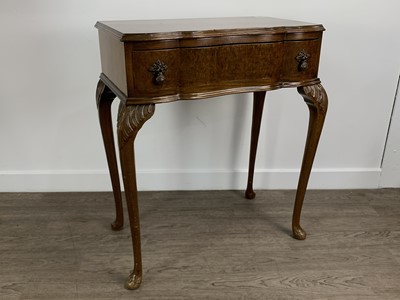 Lot 351 - WALNUT SIDE TABLE