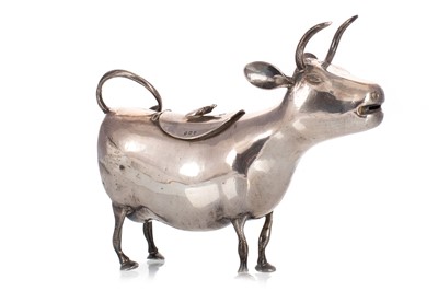 Lot 1361 - DUTCH SILVER COW CREAMER