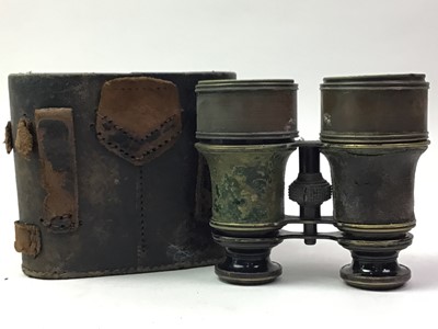 Lot 375 - WWI PAIR OF FIELD BINOCULARS