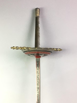 Lot 385 - REPRODUCTION SPANISH RAPIER