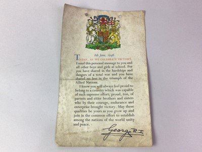 Lot 401 - ORIGINAL WWII CERTIFICATE