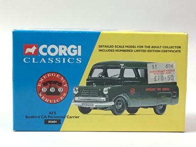 Lot 416 - CORGI CLASSICS, COLLECTION OF SEVEN DIE-CAST VEHICLES