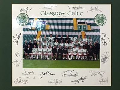 Lot 236 - CELTIC F.C., PHOTOGRAPH DISPLAY