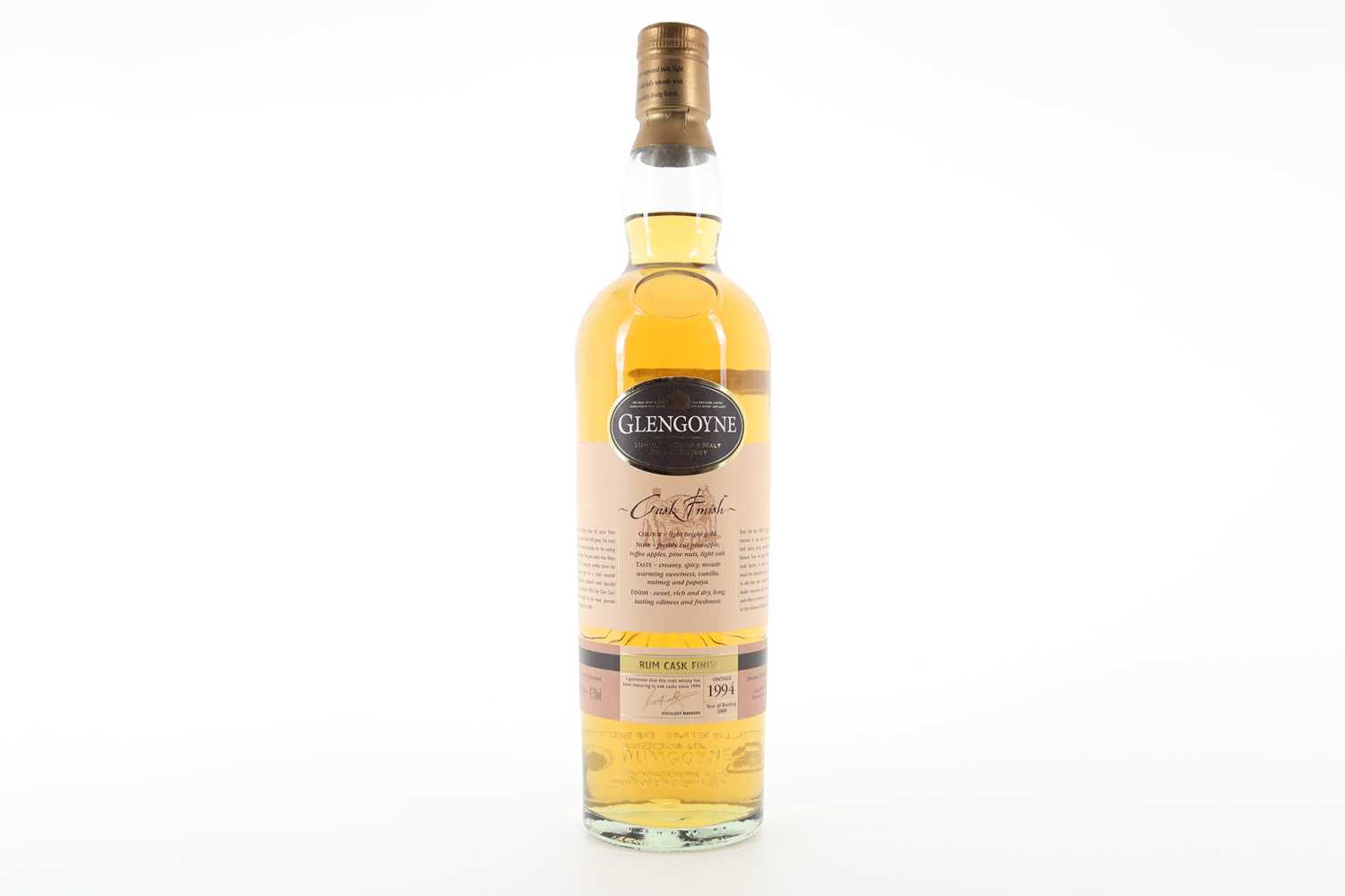 Lot 69 - GLENGOYNE 1994 RUM CASK FINISH