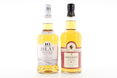 Lot 80 - ISLAY 10 YEAR OLD AND MACLEOD'S LOWLAND 8 YEAR OLD