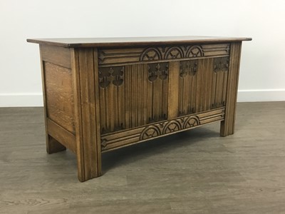 Lot 304A - OAK BLANKET CHEST