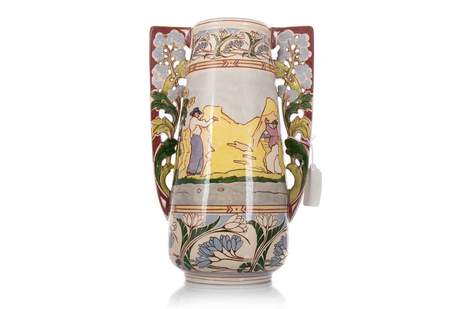 Lot 127 - EMIL FISCHER, HUNGARIAN SECESSIONIST POTTERY VASE