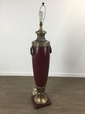 Lot 475 - LARGE URN SHAPED FLOOR LAMP