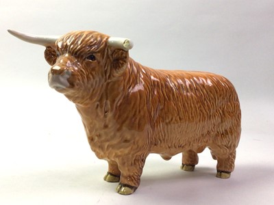 Lot 491 - GROUP OF BESWICK ANIMAL FIGURES