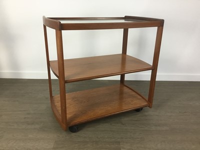 Lot 504 - TEAK DRINKS TROLLEY