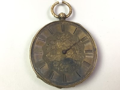 Lot 589 - VICTORIAN POCKET WATCH