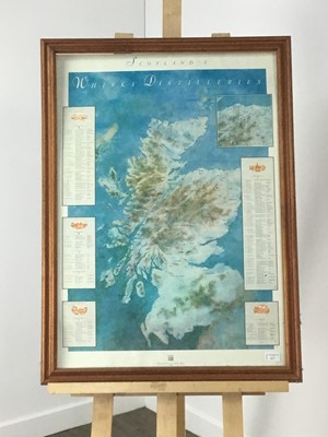 Lot 617 - MAP OF SCOTLAND'S WHISKY DISTILLERIES