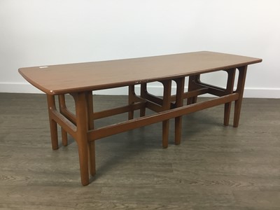 Lot 535 - SCHREIBER TEAK NEST OF TABLES