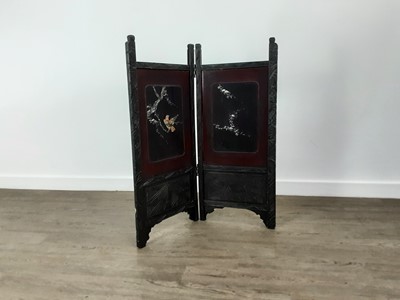 Lot 620 - JAPANESE TWO FOLD SCREEN