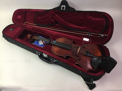 Lot 623 - VIOLIN AND BOW