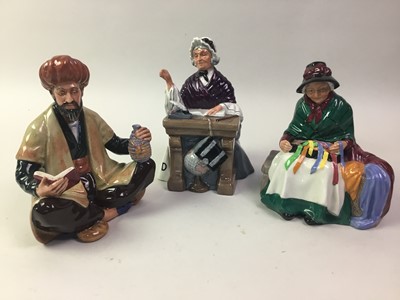 Lot 693 - THREE ROYAL DOULTON FIGURES