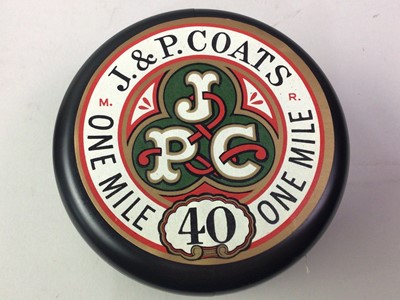 Lot 698 - J & P COATS GIANT ONE MILE REEL OF COTTON