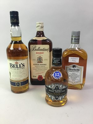 Lot 705 - FOUR BOTTLES OF BLENDED WHISKY