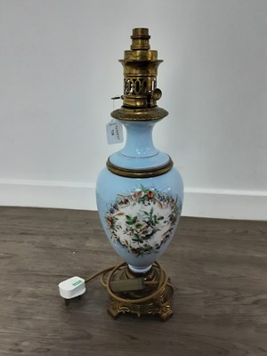 Lot 718 - PORCELAIN TABLE LAMP