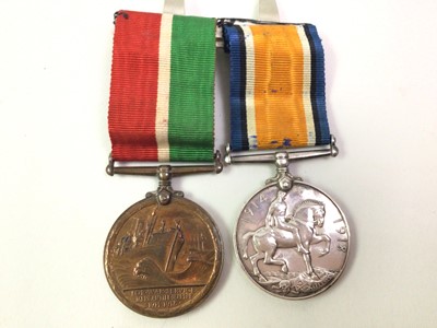 Lot 547 - WWI MERCANTILE MARINE MEDAL DUO, GEORGE RAMSAY