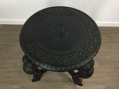 Lot 11 - INDIAN EBONISED OCCASIONAL TABLE