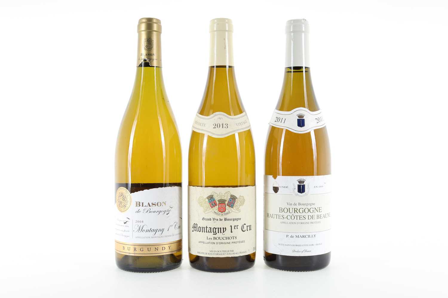 Lot 134 - 3 BOTTLES OF WHITE BURGUNDY
