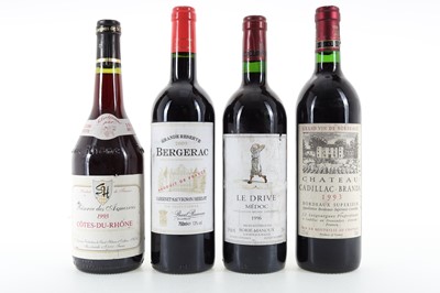 Lot 184 - 4 BOTTLES OF FRENCH RED WINE