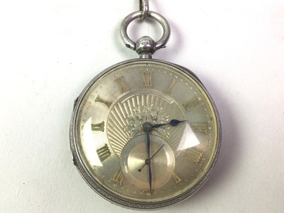 Lot 31 - THREE SILVER CASED POCKET WATCHES