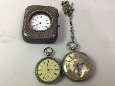 Lot 31 - THREE SILVER CASED POCKET WATCHES
