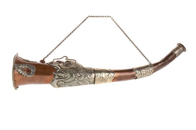 Lot 960 - BURMESE COPPER HORN