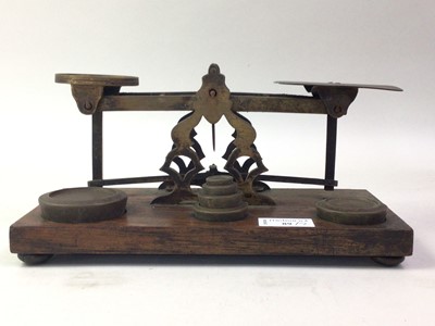 Lot 89 - SET OF BRASS POSTAGE SCALES