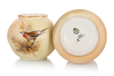 Lot 556 - ROYAL WORCESTER, TWO VASES