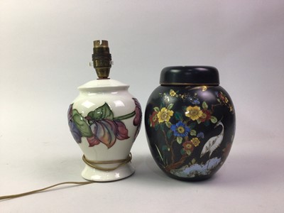 Lot 45 - MOORCROFT POTTERY LAMP