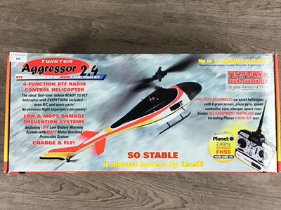 Lot 106 - TWISTER AGGRESSOR 2.4 RADIO CONTROLLED HELICOPTER