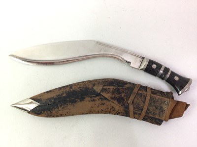 Lot 553 - NEPALESE KUKRI KNIFE