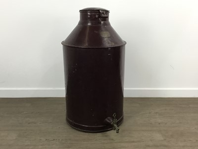 Lot 172 - PAINTED PARAFFIN BARREL