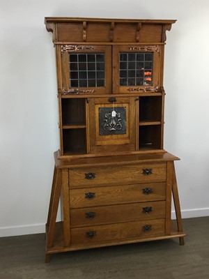 Lot 160 - GLASGOW SCHOOL ARTS & CRAFTS CABINET ON CHEST