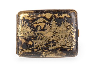 Lot 967 - JAPANESE KOMAI-STYLE CIGARETTE CASE