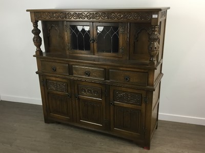 Lot 275 - CARVED OAK DRESSER