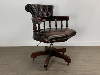 Lot 297 - CAPTAINS ARMCHAIR