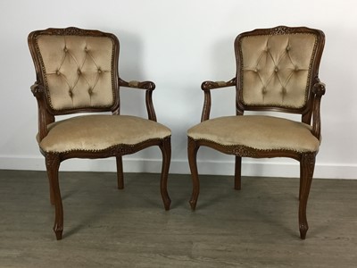 Lot 298 - PAIR OF REPRODUCTION FAUTEILS