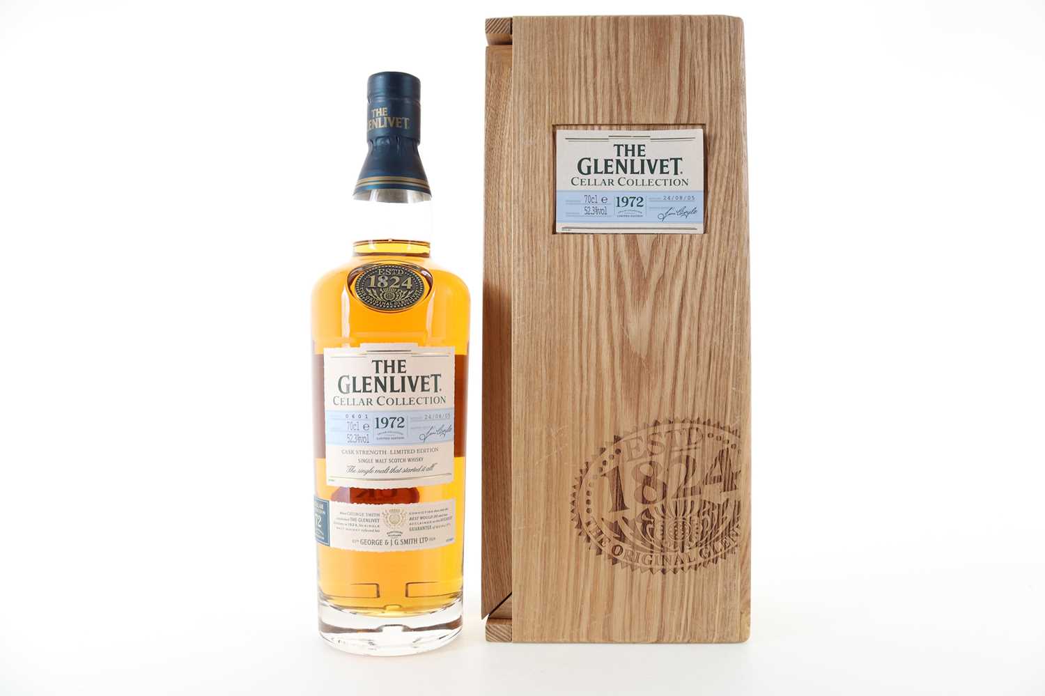 Lot 136 - GLENLIVET 1972 CELLAR COLLECTION